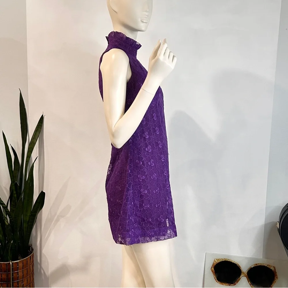 Late 60s Vintage Micro Mini Party Dress - Picture 6 of 17